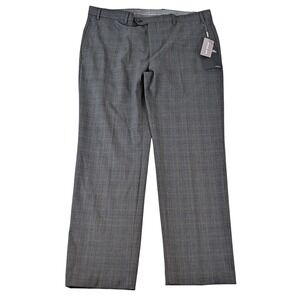 Michael Kors Men Classic Fit Scottish Plaid Dress Pants Stretch Casual Business‎